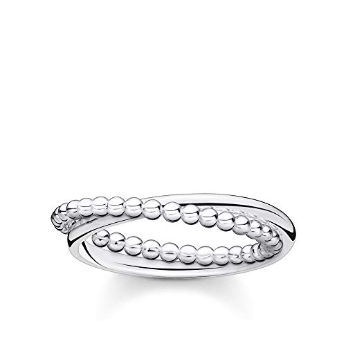 THOMAS SABO Ring doppel Kugeln silber 925 Sterling Silber TR2321-001-21-50
