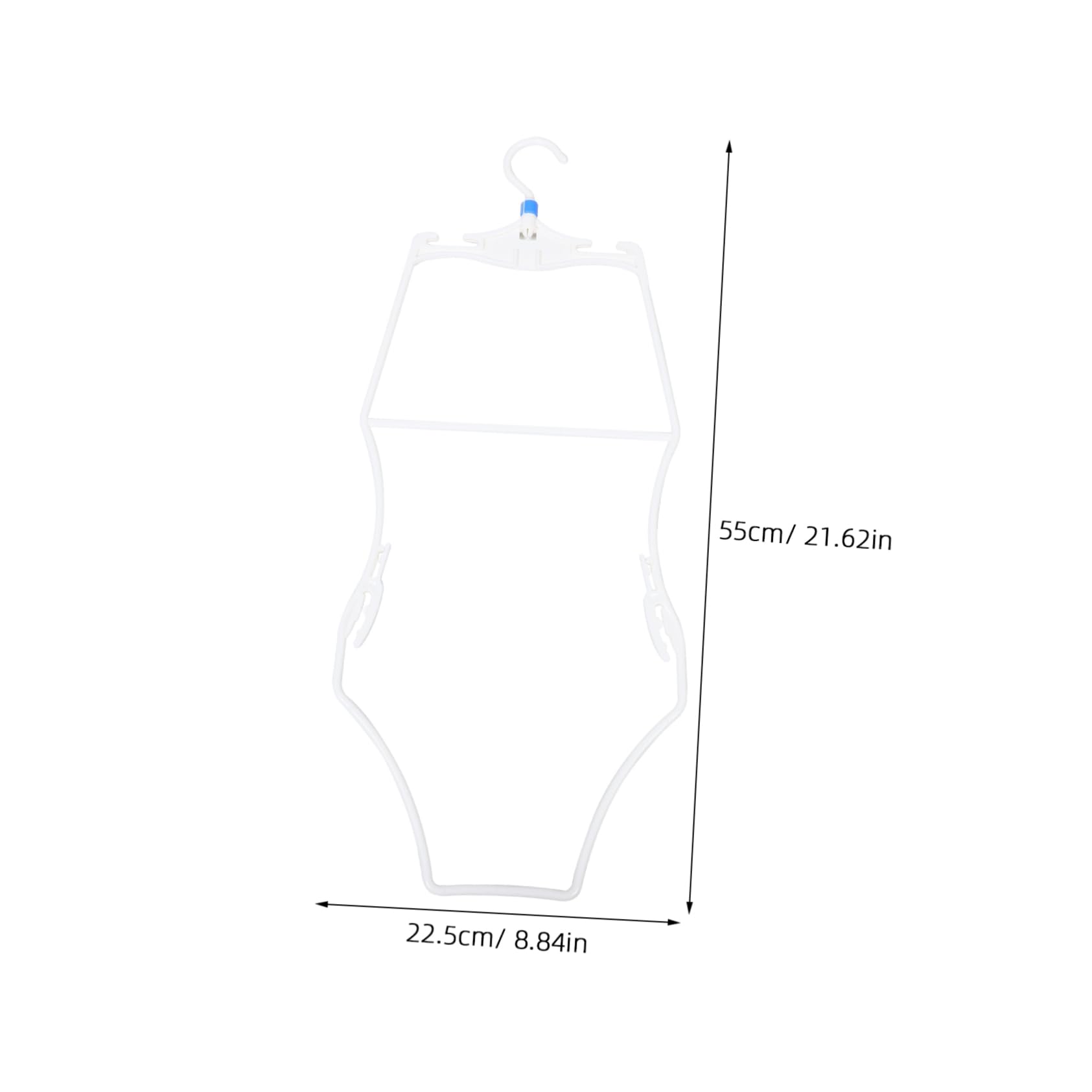 FONDOTIN 3pcs Body Shape Hanger for Swimwear Lightweight Display Hangers for Bikinis and Bathing Suits for Closets Boutiques and Outdoor Activities