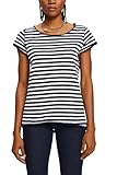 Streifenmuster ESPRIT Streifen-T-Shirt mit Rollkanten