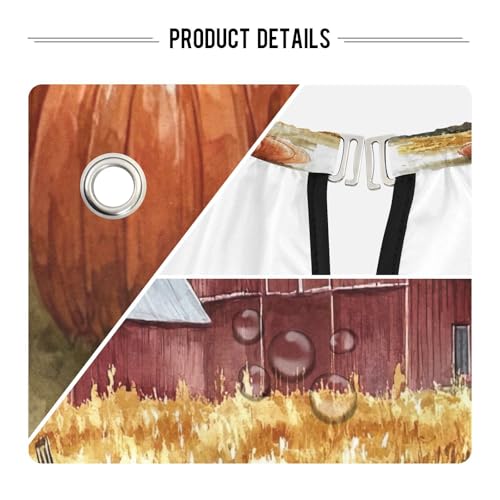 Capa impermeable profesional para corte de cabello Pumpkin Field con cierre ajustable de broche para estilismo y peluquería miniatura 4