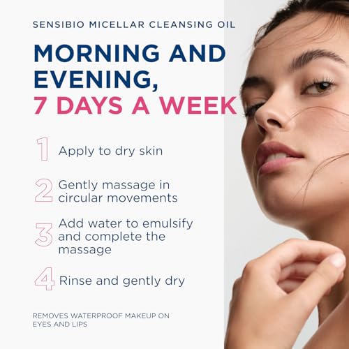Image of Bioderma Sensibio Micellar Cleansing Oil, 1st Ecobiological Micellar Formula Gentle Face Cleanser That Deeply Cleanses