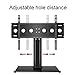 Universal tv Wall Mount Mount, Adjustable Table Top with Anti-Dropping Baffle, Rubber Anti-Skid Pad Design at The Bottom, Tabletop TV Base Fits 32-55 Inch TVs