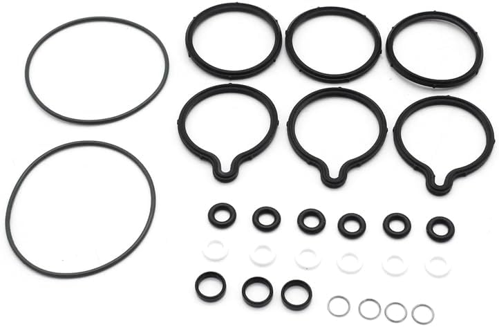 for Vauxhall Diesel Cp1high Pressure Fuel Pump Seal O Rings Repair Kit - (Color: Black)