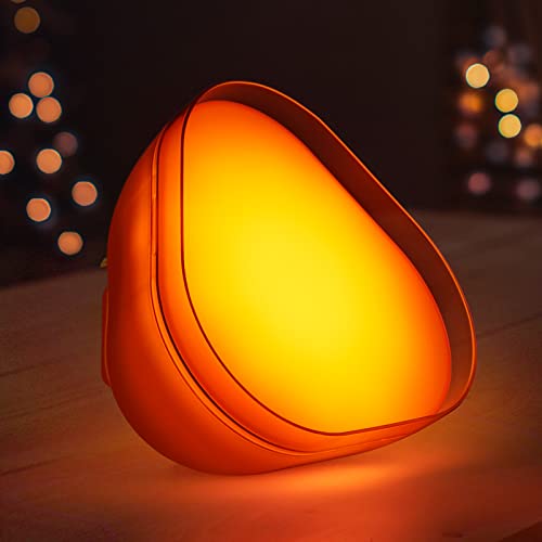 S Sunsbell Cordless Night Light, Mood Lighting Table Lamps, Ambient Lighting Color Changing Lamp, Night Light Battery Powered, App Control Color Change Desktop Lamp, Interesting Shape Colorful Lamp #TOP21