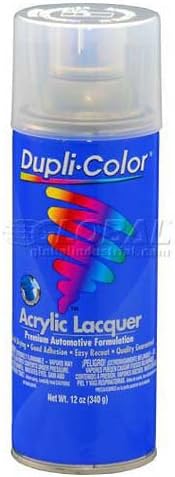 Dupli-Color Premium Lacquer Clear 12 Oz. Aerosol - Lot of 6