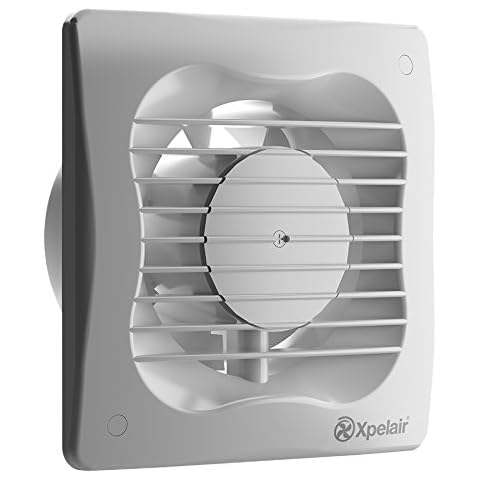 Xpelair 93225AW Bathroom Ventilation Wall/Ceiling Extractor Fan, 240 V, White Cover