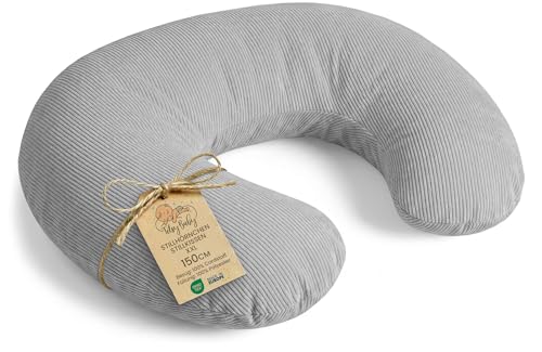 Totsy Baby Cuscino allattamento e gravidanza Velluto a coste Premium