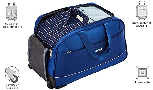American Tourister Poler Wheel 55 cms Navy Travel Duffle Strolley Bag (FW8 (0) 41 001) 2 41It Yt0SvL