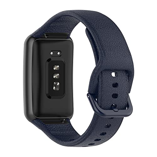 BoLuo Silicone Sport Watch Band, Compatible for Oppo Watch Free Blue (46mm Standard/NFC), Replacement Wrist Strap