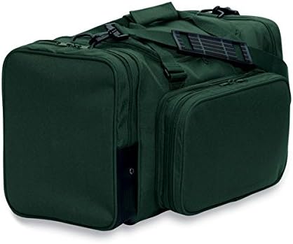 22" Blank Sports Duffle Bag Gym Bag Travel Duffel With Adjustable Strap and Removal Front Compartment (Orange)