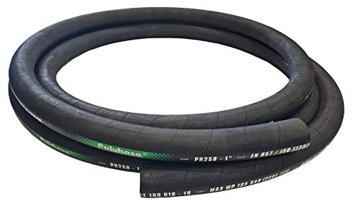 Polyhose 2SC Hydraulic Hose - 3/8" ID - SAE 100R16 2-Wire, MSHA Cover (1 Metre)