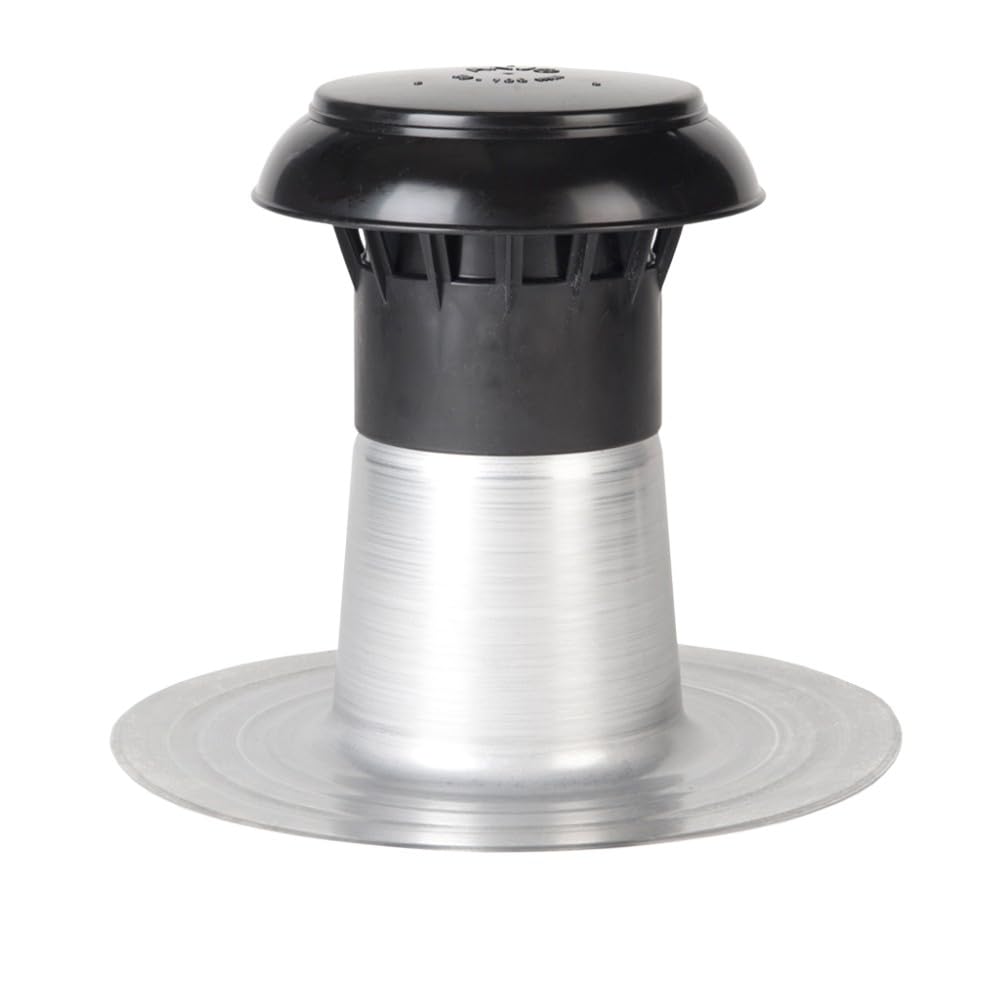 HSS Flachdachentlüfter DN90-100 Alu-Flansch für Kaltdach