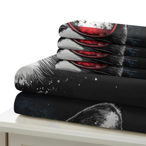 Housse de couette luchador 3D lit simple 135x200 microfibre