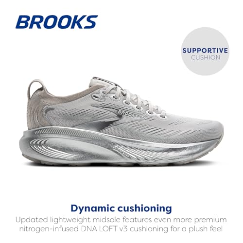 Brooks Brooks Men’s Adrenaline GTS 25 Supportive Running & Walking Shoe - Silver Anniversary Edition - 15 Medium