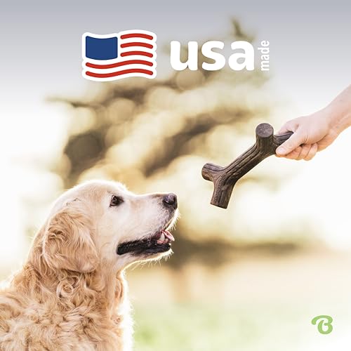 Image of Benebone Maplestick Real Wood Durable Dog Chew Toy, Made in USA, Large (Pack of 2)
