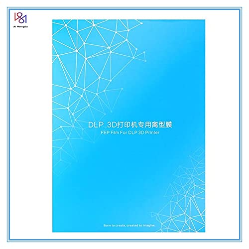 Lysee 3D Printer Parts & Accessories - Photon Fep Film Sheet 140x200mm FEP Sheets 0.15-0.2mm for D7 Nova3d Resin UV Light 3D Printer Part - (Size: 4pcs)
