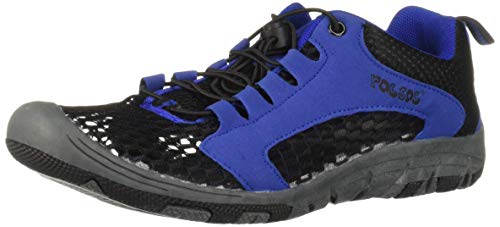 RocSoc Men's Quick Dry Open Mesh Water Shoe Drainage Hole Barefoot Beach Walking Swimming Surf Aqua Sports Yoga Exercise