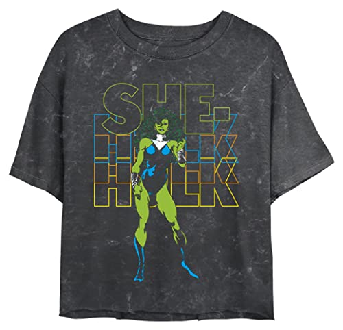 Marvel Women's She Hulk T-Shirt, Black, Large