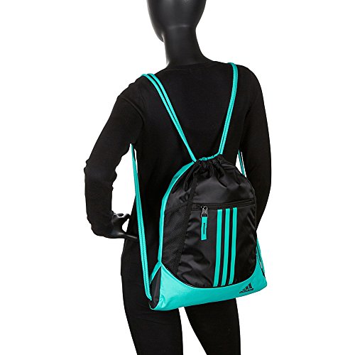 Image of adidas Alliance II Sackpack, Flash Red /Black, 18 x 13.75-Inch