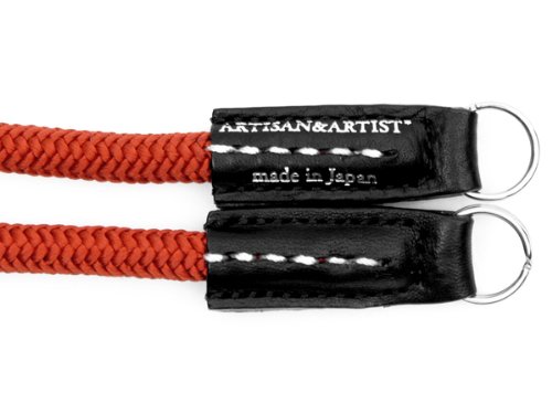 ARTISAN&ARTIST アルティザン&アーティスト カメラストラップ 組紐タイプ シルクストラップ リングタイプ レッド ACAM-301-RED
