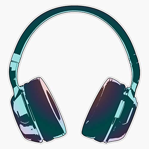Headphone Vinyl Waterproof Sticker Decal Car Laptop Wall Window Bumper Sticker 5