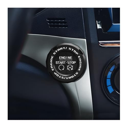 FALVFUN Car Engine Start Stop Button Cover, Anti-Scratch Vehicle Key