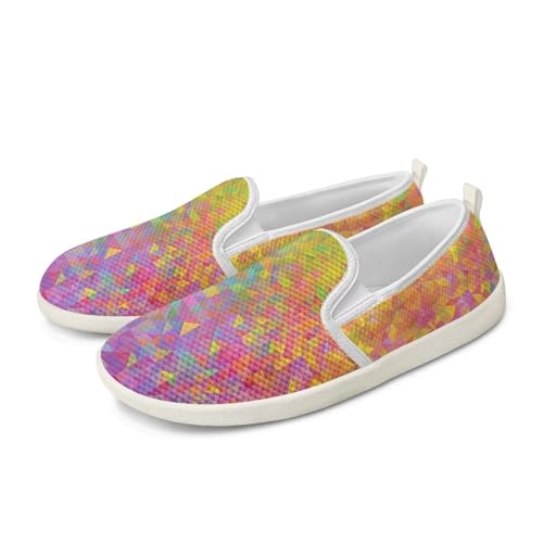 JoyLamoria Womens Slip on Loafer Hummingbird Print Fashion Travel Shoes Low up Walking Flats Garden Clogs Lightweight2