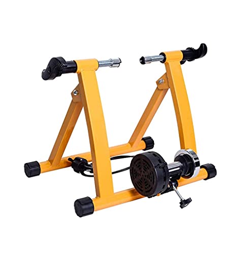 SMSOM Entrenador de Bicicletas Soporte de Bicicleta Ejercicio Magnético Soporte magnético para Bicicleta de Carretera, Plataforma de Ciclismo controlada por Cable Entrenamiento en Bicicleta Interior,