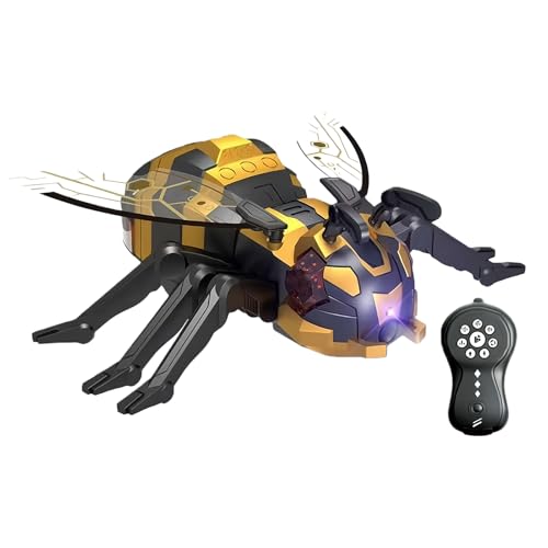 Abeille Télécommandée pour Enfant : Robot Jouet Farceur avec Effets de Vapeur et Son