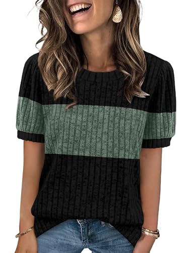 55% Off Sipaya Women's Short Sleeve Sweater Tunic Top