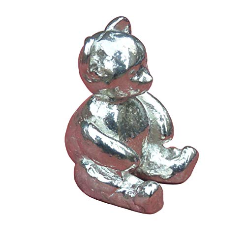 Figurine Ours. Petit Ours en Étain, Fait Main, par William Sturt, des Étains de Jumilhac