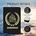 Passport Holder Cover Honduras Hondurans Flag Logo PU Leather Case Wallet Passport Book Protector for Women Men Flying Travel Fashion Gift