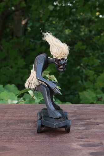 G6-Collection-Handmade-Wooden-Primitive-Tribal-Funny-Skateboard-Statue-Sculpture-Tiki-Bar-Handcrafted-Unique-Gift-Home-Decor-Accent-Figurine-Decoration-Hand-Carved-Skateboarding-B G6 Collection Handmade Wooden Primitive Tribal Funny Skateboard Statue Sculpture Tiki Bar Handcrafted Unique Gift Home Decor Accent Figurine Decoration Hand Carved Skateboarding B