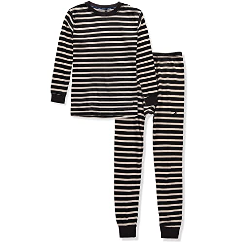 Nautica Men's Long Sleeve Base Layer Set Crewneck Waffle Thermal Underwear Top and Bottom Set