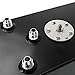19 Gallon 72L Top-Feed Fuel Cell Gas Tank Can,Universal Aluminum Racing Street Drift Strip Fuel Tank with Level Sensor and Removable Mount Cap,Black