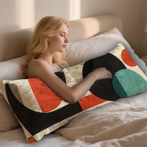 Housse coussin 50x180cm abstrait de corps et soutien de maternité