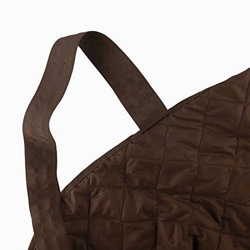 E-Living Store Z01670 Reversible Furniture Protector with 2 Inch Elastic Strap, Machine Washable, Perfect for Pet and Kids, Seat Width Up to 70", Sofa, Chocolate - Thumbnail 4