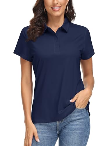 10 Best Polo Shirts for Women That Elevate Any Casual Outfit 4 MAGCOMSEN Women's Quick Dry Polo Shirt