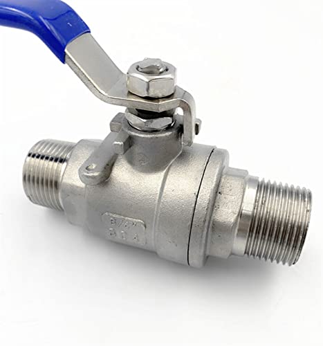 Robinet à boisseau sphérique inox pour isoler un circuit d'eau mâle 1/2" - 4