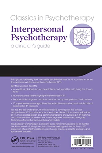 Interpersonal Psychotherapy 2E A Clinician's Guide