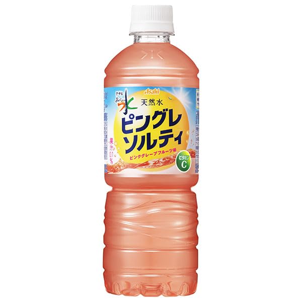 アサヒ飲料 おいしい水 天然水 ピングレソルティ 600mlペットボトル×24本…