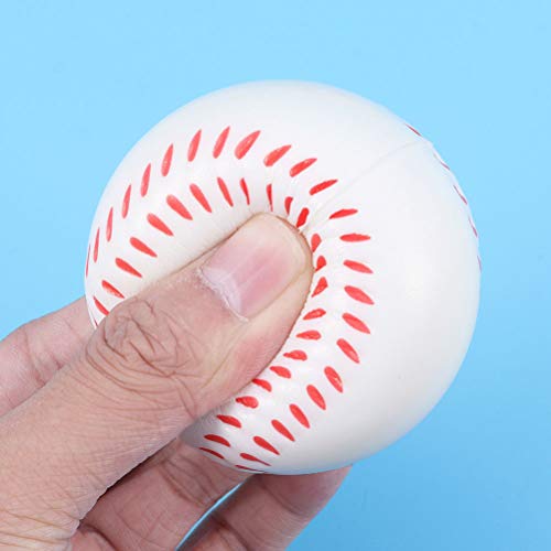 30 pçs bolas de beisebol PU para prática de beisebol de ensino médio esponja macia brinquedos de bei