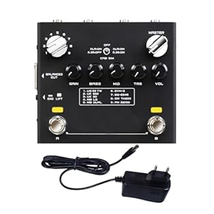 Compact and portable, this guitar effects pedal is designed specifically for guitarists. This effects pedal delivers a clean, bright tone for guitar and keyboard instruments. This durable and reliable professional effects pedal is ideal for guitarist...