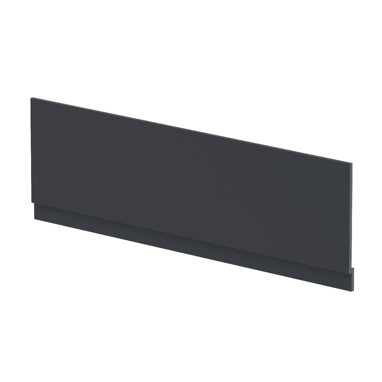 Hudson Reed Bath Front Panel - Satin Anthracite - 1795mm Wide - MDF Painted Gloss