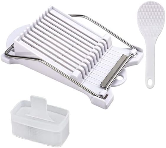 Miniatura 8 de TYUI Kit de rebanador de carne de almuerzo (sin palo), molde de bolas de arroz de sushi, huevos duros, queso, cebolla, almuerzo, carne, hot dog