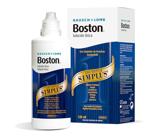 Bausch + Lomb Boston SIMPLUS Solución Única 120ml para lentes de contacto rígidas