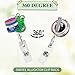 Sana Sana Frog Badge Reel, Funny Sana Sana Colita de Rana Badge Reels Retractable for Nurse Nursing RN CNA & Medical Worker, Cute Name Badge Holder Reel ID Clip Latino Hispanic Culture Badge Reel