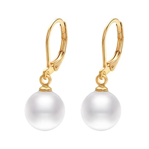 Boucles d'oreilles Vissen Perle Plaqué Or Cover