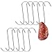 10 Pezzi Gancio da Macellaio, Ganci Carne, Ganci Carne Cucina, Gancio Carne Acciaio Inossidabile, Gancio a S Carne, Ganci Macellaio Acciaio Inox, per Appendere Carne, Manzo, Arrosto, Pancetta