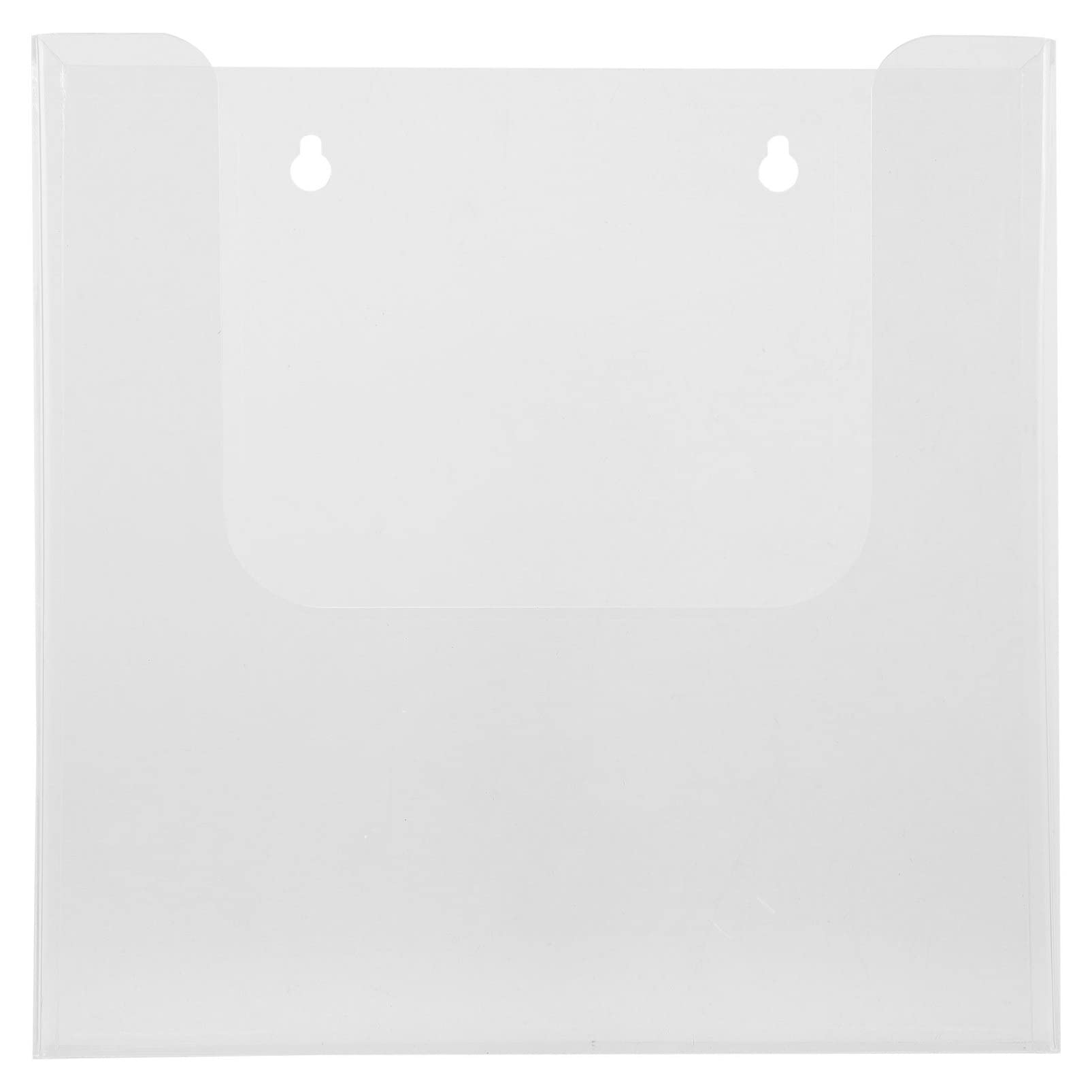 STOBOK Soporte De Folletos Transparente Montaje Pared Para Oficina y Hogar Organizador De Documentos y Revistas Diseño Simple